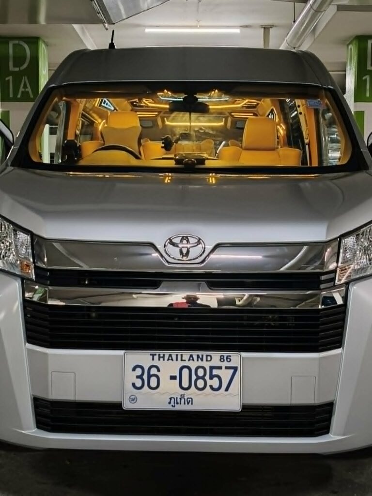 รถตู้ VIP All New Commuter พร้อมคนขับ 8 ชั่วโมง Safe Phuket Travel