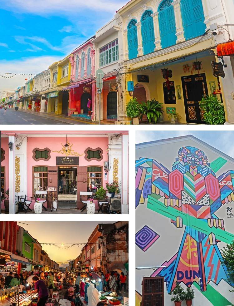 ร้านอาหารและคาเฟ่ย่านเมืองเก่าภูเก็ต ตึกชิโนโปรตุกีส