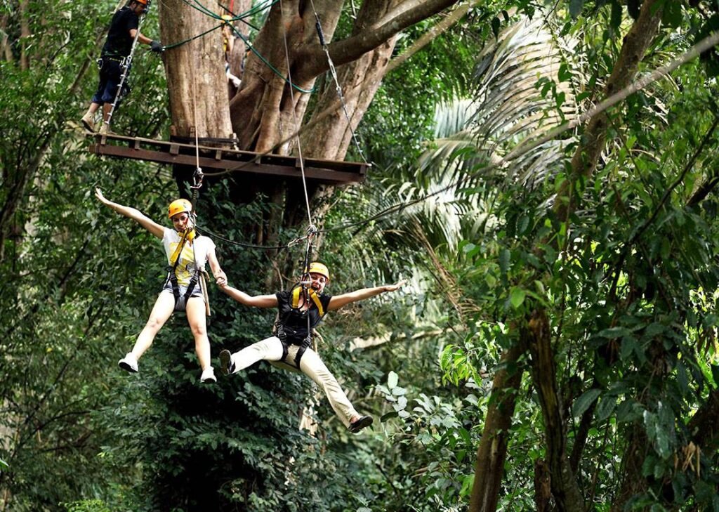 ทริปแอดเวนเจอร์ ภูเก็ต โหนซิปไลน์ชมมุมสูงป่าฝนธรรมชาติ SafePhuketTravel