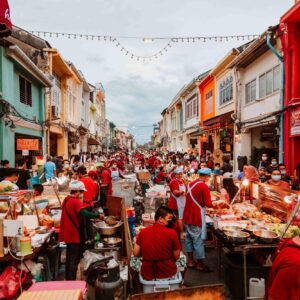 บรรยากาศเมืองเก่าภูเก็ตและอาหารท้องถิ่น สำหรับ Phuket Old Town & Local Food